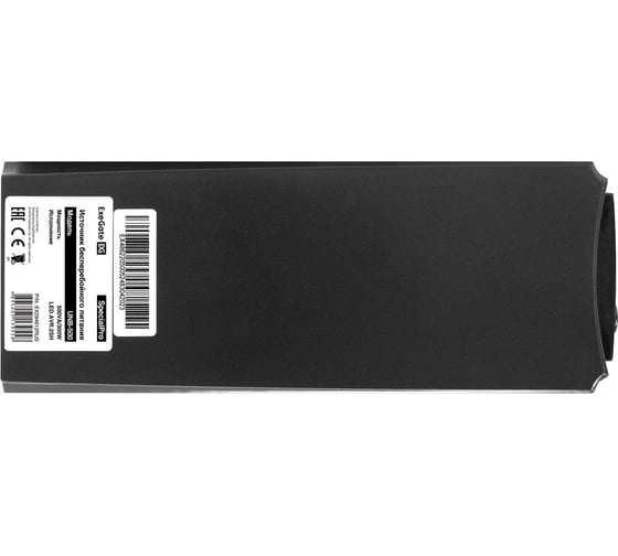 ИБП ExeGate SpecialPro UNB-500.LED.AVR.2SH 500VA 300W, LED, AVR, 2*Schuko, Black 294612
