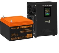 Комплект ExeGate ИБП EX295996RUS + батарея 26Aч EX285663RUS 1шт инвертор, синус, для котла, настенный FineSine SX-800.LCD.AVR.2SH800VA500W, чистая синусоида, цветной LCD-дисплей, AVR 296517