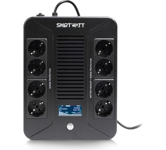 Источник бесперебойного питания SmartWatt UPS SAFE PRO LCD 600 X324040463