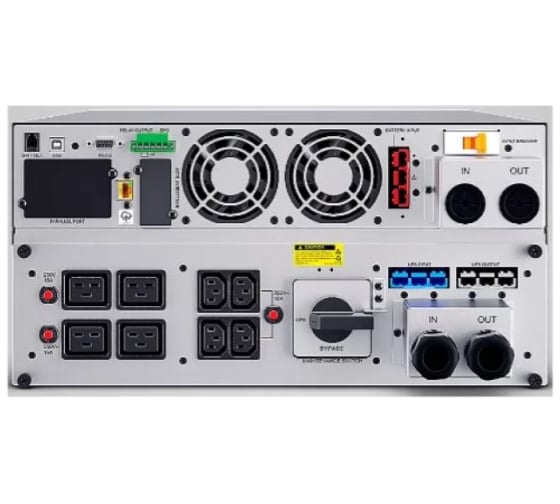 ИБП CYBERPOWER Online 10000VA/10000W USB/RS-232/Dry/EPO/SNMP/CloudCard/(4 IEC С13, 4 IEC C19, terminal block)/bat.detect./МВ NEW OLS10KERT5U