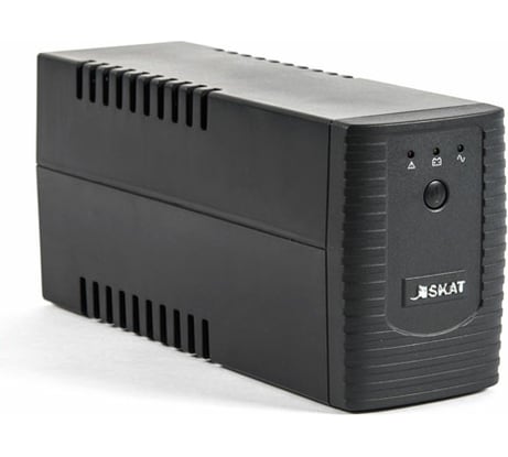 Источник бесперебойного питания SKAT UPS 600/350 ИБП 220В 350Вт 1 АКБ 7Ач внутр. меандр. стабилизация напряжения 449