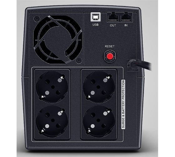 Источники бесперебойного питания ИБП CYBERPOWER Line-Interactive 2200VA/1320W USB/RJ11/45/USB (4 EURO) charger A/C NEW UT2200EG