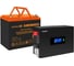 Комплект ИБП ExeGate EX295992RUS + батарея 80Aч EX285654RUS 1шт инвертор, синус, для котла, PF=1, настенный IdealSine SR-600.LCD.2SH 600VA/600W, чистая синус 297393 1