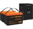 Комплект ИБП ExeGate EX295998RUS + батарея 90Aч EX285655RUS 2шт инвертор, синус, для котла, настенный FineSine SX-1500.LCD.AVR.2SH 1500VA/1050W, чистая синус 296576 1