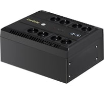 ИБП ExeGate NEO NNB-600.LED.AVR.8SH.CH 600VA/360W, LED, AVR, 8 Schuko, 4 USB-порта для зарядки, Black 293853