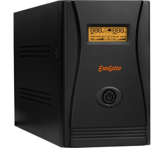 Источник бесперебойного питания ExeGate SpecialPro Smart LLB-1000.LCD.AVR.C13.RJ.USB <1000VA/650W, LCD, AVR, 6хC13, RJ45/11,USB> 285484