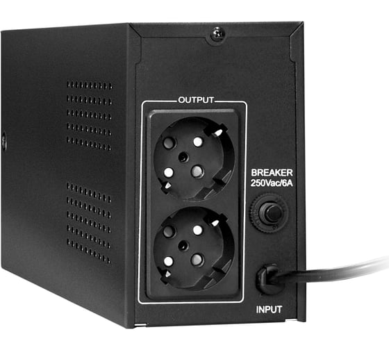 Источник бесперебойного питания ExeGate SpecialPro UNB-650.LED.AVR.EURO <650VA/360W, LED, AVR,2 евророзетки, Black> 285601