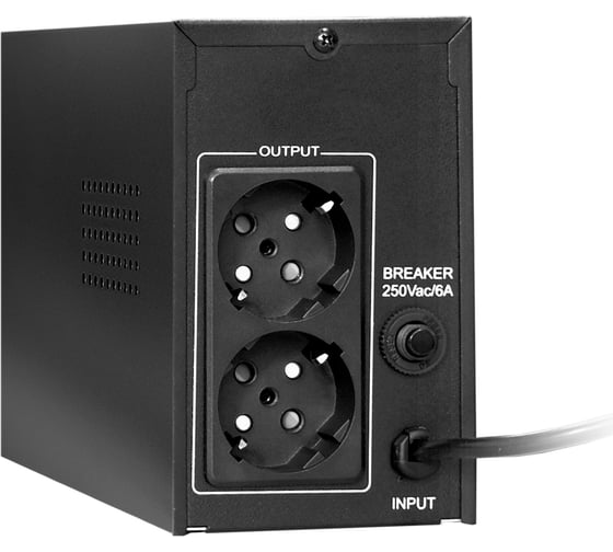 Источник бесперебойного питания ExeGate SpecialPro UNB-400.LED.AVR.EURO <400VA/240W, LED, AVR,2 евророзетки, Black> 285525