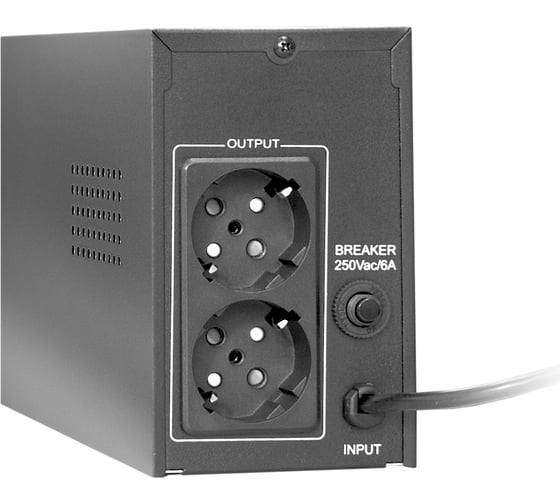 Источник бесперебойного питания ExeGate Power Back BNB-450.LED.AVR.EURO <450VA/240W, LED, AVR,2 евророзетки, Black> 279215