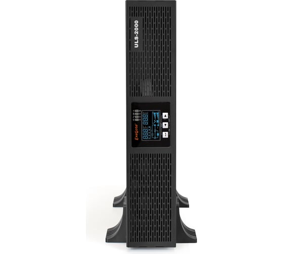 Источник бесперебойного питания On-line ExeGate PowerExpert ULS-2000.LCD.AVR.C13.USB.RS232.SNMP.2U <2000VA/2000W, 6C13, RM/Tower> 285647