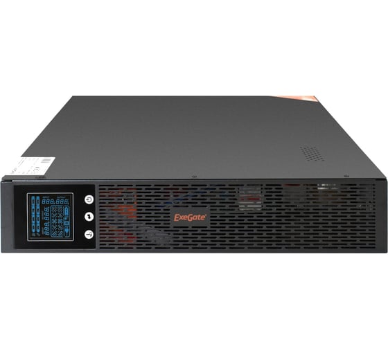 Источник бесперебойного питания Pure Sine Wave ExeGate SinePower UHB-3000.LCD.AVR.C13.RJ.USB.2U <3000VA/2400W, 8хC13, RM/Tower> 285645