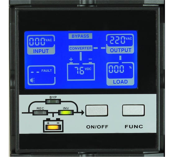 Источник бесперебойного питанияHIDEN EXPERT 3 kVA/2,7 kW, 8x9А/ч UDC9203S-RT