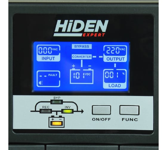 Источник бесперебойного питания HIDEN EXPERT 3 kVA/2,7 kW 8x9Ач UDC9203S