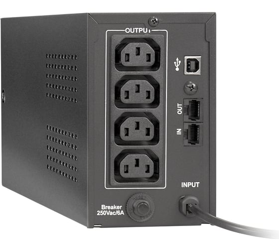 Источник бесперебойного питания ExeGate Power.Smart.ULB-850.LCD.AVR.C13.RJ.USB.850VA/480W.LCD.AVR.4IEC-C13.RJ45/11.USB.285476