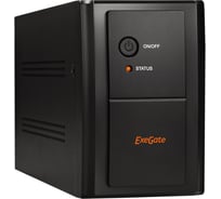 Источник бесперебойного питания ExeGate SpecialPro.UNB-2200.LED.AVR.EURO.RJ.USB.2200VA/1300WLED.AVR4.евроRJ45/11USB 285527