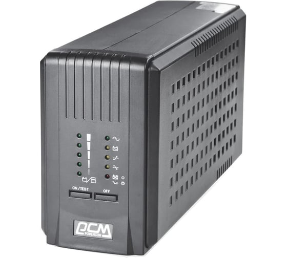 Источник бесперебойного питания Powercom SMART KING PRO+, Интерактивная, 500 ВА/400 Вт SPT-500-II 1