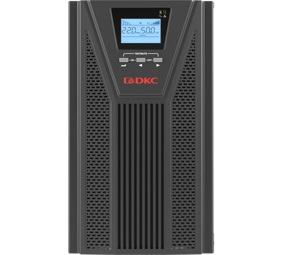 Источник бесперебойного питания DKC серии Small Tower, онлайн, 2000 ВА/1800 Вт, 1/1, 4xSchuko, EPO, USB, RS 232, RJ45, з/у 1А, 6x7Ач 1 ШТ SMALLT2A10S