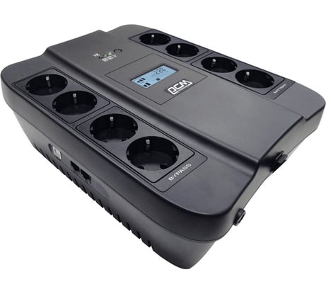 Источник бесперебойного питания Powercom SPIDER, интерактивная, 900 ВА/540 Вт, Tower SPD-900U LCD