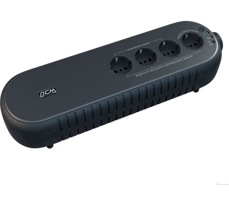 Источник бесперебойного питания Powercom WOW, OffLine, 850VA / 425W, Tower, Schuko, USB WOW-850U