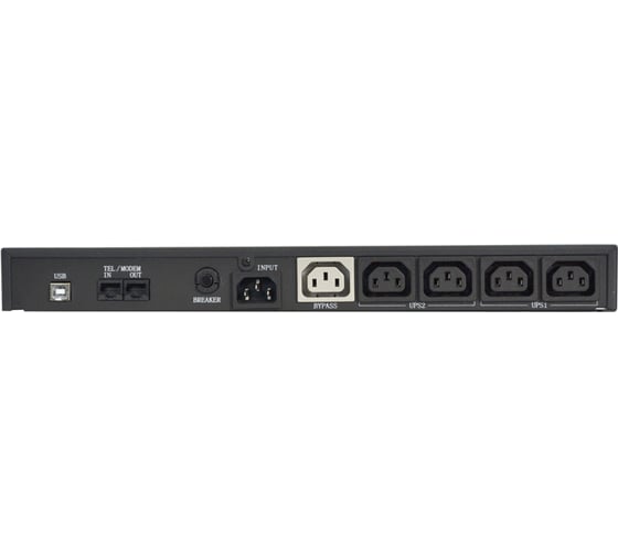 Источник бесперебойного питания Powercom King Pro RM, интерактивная, 600 ВА / 480 Вт, Rack, KIN-600AP-RM-1U
