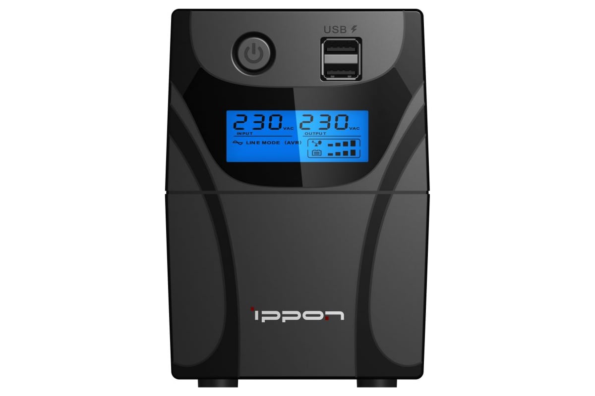 Источник бесперебойного питания IPPON Back Power Pro II 800 480Вт 800ВА ...