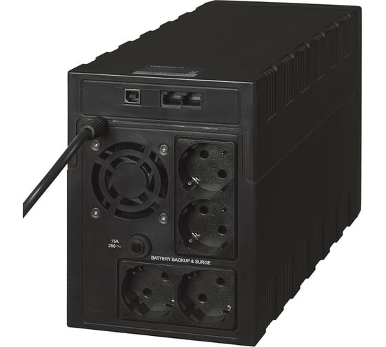 Источник бесперебойного питания IPPON Back Basic 1500 Euro 900Вт 1500ВА черный 1108022