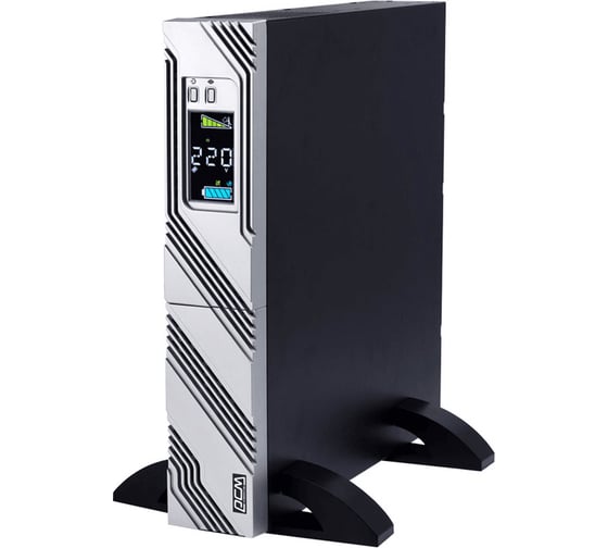 Источник бесперебойного питания Powercom Smart-UPS SMART RT, Line-Interactive, 3000VA/2700W SRT-3000A LCD