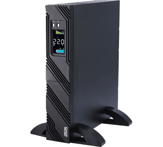 Источник бесперебойного питания Powercom SMART KING PRO+, интерактивная, 1000 VA/800 W SPR-1000 LCD