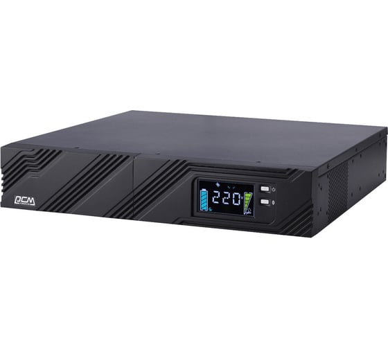 Источник бесперебойного питания Powercom SMART KING PRO+, интерактивная, 1000 VA/800 W SPR-1000 LCD