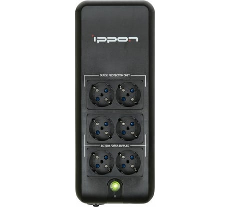 Источник бесперебойного питания IPPON Back Verso 800 420Вт 800ВА черный 751623