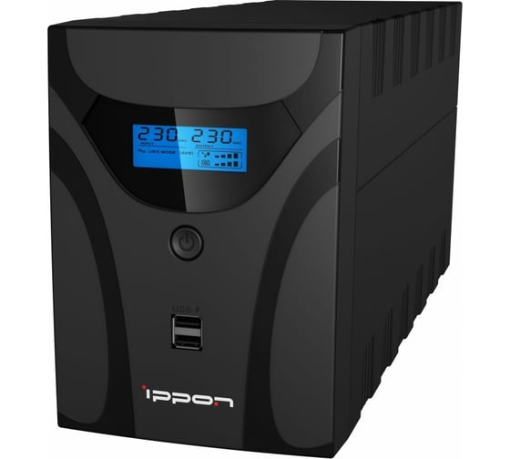 Источник бесперебойного питания IPPON Smart Power Pro II Euro 1200 720Вт 1200ВА черный 1029740