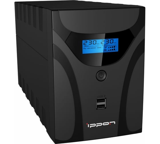 Источник бесперебойного питания IPPON Smart Power Pro II Euro 1200 720Вт 1200ВА черный 1029740