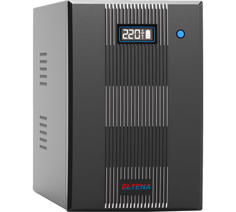 Источник бесперебойного питания ELTENA 900Вт, АКБ 2x9Ач, USB Smart Station LX1500