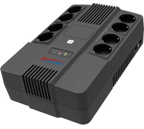 Источник бесперебойного питания ELTENA 480Вт, АКБ 9Ач, USB Smart Station QX850