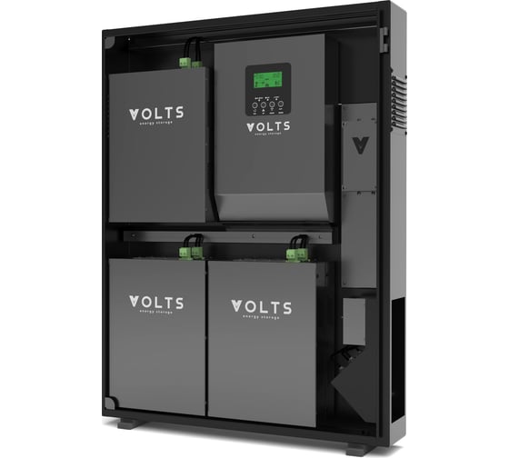 Накопитель электроэнергии VOLTS Версия 12 кВтч с  шестью блоками АКБ расширения емкости 2 кВтч РV12