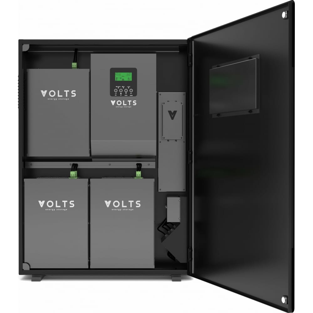 Накопитель электроэнергии VOLTS Версия 10 кВтч с пятью блоками АКБ .
