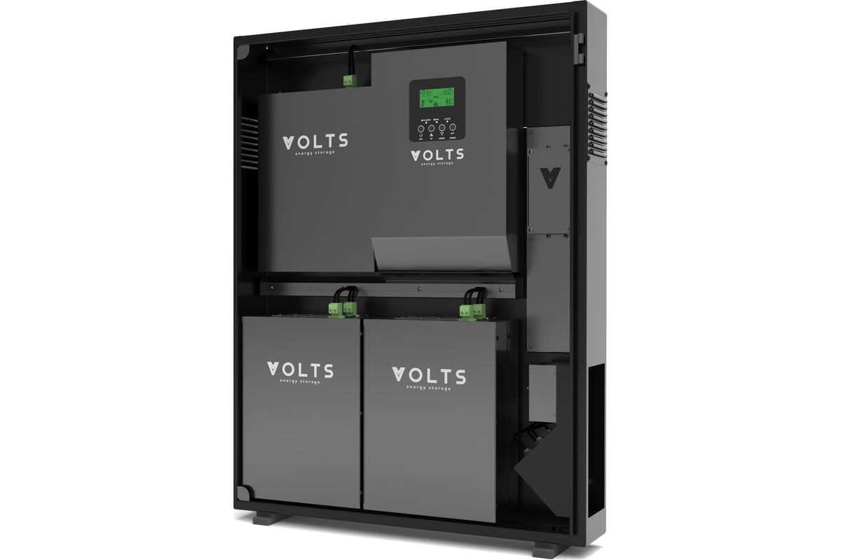 Накопитель электроэнергии VOLTS Версия 10 кВтч с пятью блоками АКБ .