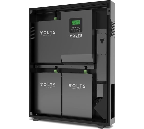 Накопитель электроэнергии VOLTS Версия 6 кВтч с тремя блоками АКБ расширения емкости 2 кВтч РV6