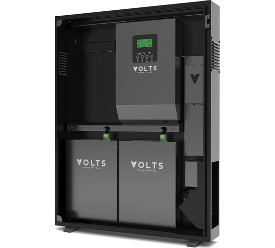 Накопитель электроэнергии VOLTS Версия 4 кВтч с двумя блоками АКБ расширения емкости 2 кВтч РV4