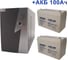 Комплект ИБП ELTENA Intelligent 1000LT2 (700Вт) + 2шт. АКБ AQQU 12ML100 (12В, 100Ач) I1000LT2/12ML100 1