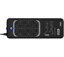 ИБП CBR Offline 650VA/360W 5Ah12V 6 x Shuko+ Breaker LGT-650H-6F-LDB