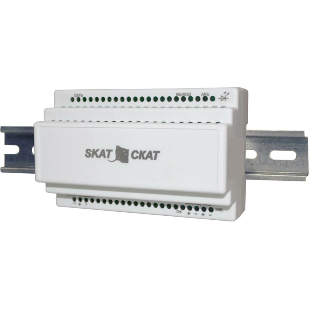 Источник питания СКАТ-1200М DIN ИБП-12/3-DIN 12В 2,5А внешняя АКБ 7 ...