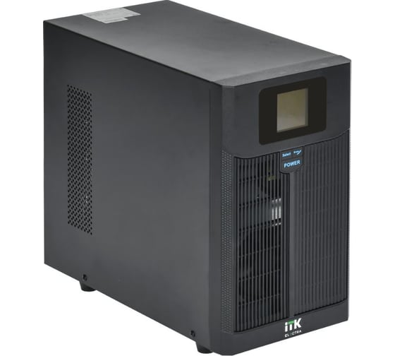 Источник бесперебойного питания ITK ELECTRA LT 3кВА/2,4кВт с АКБ 4х9AH USB Schuko ELT-3000VA-1-004-S