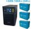 Комплект ИБП ELTENA Monolith B 1000LT (1000Вт) + 3шт. гелевых АКБ AQQU 12GL100 (12В, 100Ач, GEL) MB1000LT/12GL100 1