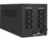 Источник бесперебойного питания ExeGate SpecialPro Smart LLB-1000.LCD.AVR.8C13 1000VA/700W, LCD, 8 C13, батарея 12V 7.2Ah - 2 шт., металлический корпус, Black 299954 6