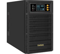 Источник бесперебойного питания ExeGate On-line PowerExpert TL-3000.96V.LCD.AVR.3SH.USB.RS232.SNMP 3000VA/3000W, On-Line, PF=1, LCD, 3 Schuko, RS232, USB, SNMP-slot, встроенные батареи 296950