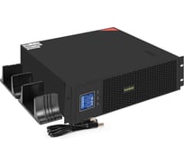 Источник бесперебойного питания ExeGate Pure Sine Wave SinePower UHB-5000.LCD.AVR.6C13.RJ.USB.3U 5000VA/4000W, LCD, AVR, 6 C13, RJ45/11, USB, возможность подключения до десяти внешних батарей 299040