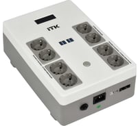 Источник бесперебойного питания ITK ELECTRA ST8 ИБП 600ВА/360Вт LCD с АКБ 1х9AH EST8-600VA-1-001