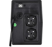 Источник бесперебойного питания ITK ELECTRA ST ИБП 1кВА/0,6кВт с АКБ 1х9AH USB Schuko EST-1000VA-1-001-S-L