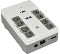 Источник бесперебойного питания ITK ELECTRA ST8 ИБП 800ВА/480Вт LED с АКБ 1х9AH EST8-800VA-1-001-L